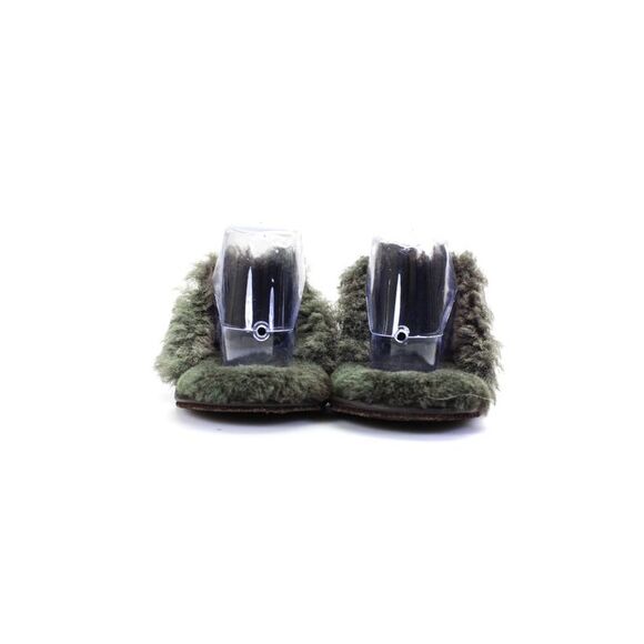 UGG Australia Mens Sheepskin Suede Slide On Hyde Slipper Shoes Brown Size 10 - Picture 3 of 10